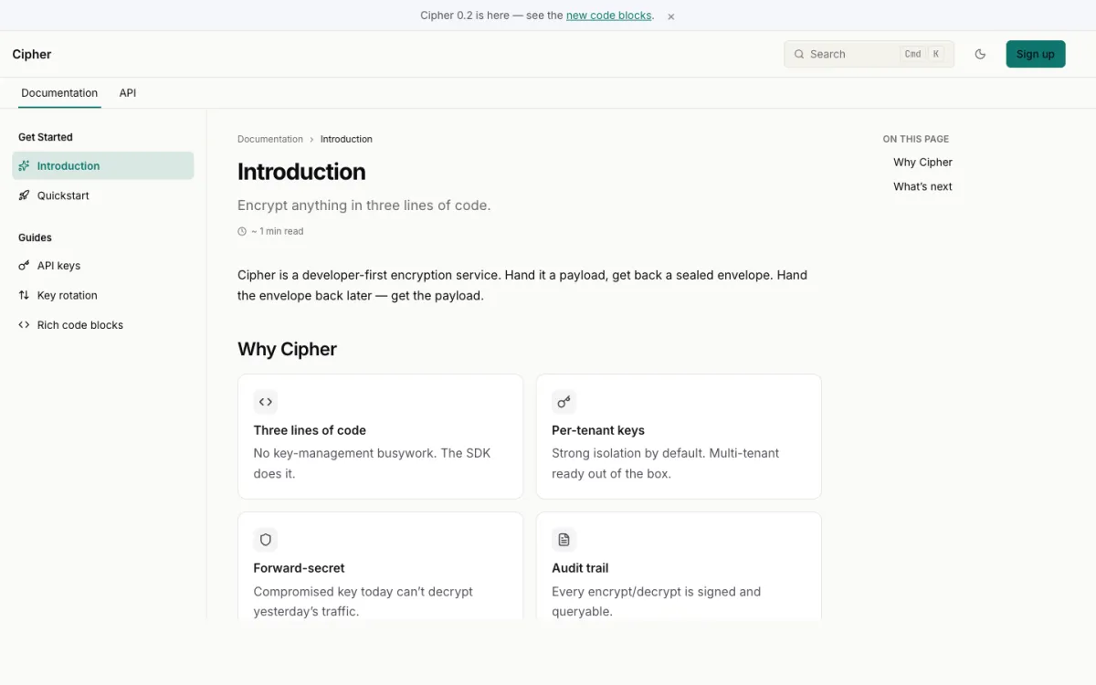 Tang live demo